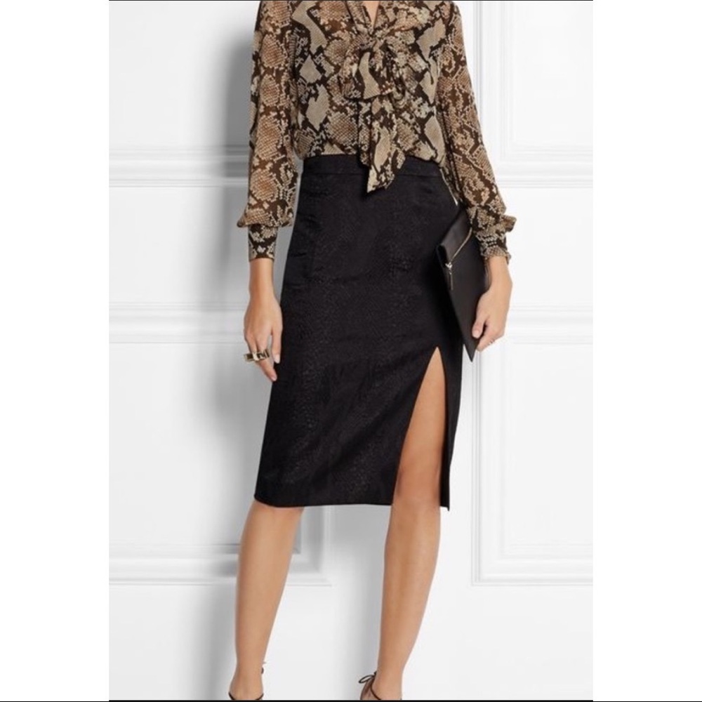 ❌SOLD❌ Altuzarra for Target Black Python Skirt - Picture 1 of 7